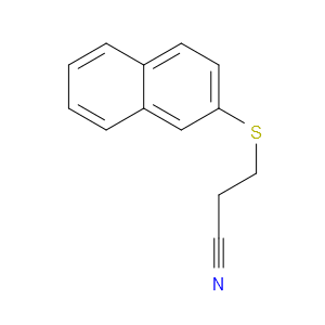 3-(2-Naphthalenylthio)propanenitrile