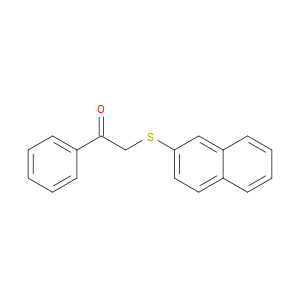 2-(2-Naphthalenylthio)-1-phenylethanone