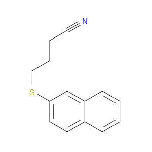 4-(2-Naphthalenylthio)butanenitrile