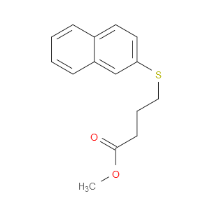 Methyl 4-(2-naphthalenylthio)butanoate
