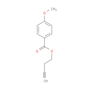 Benzoic acid, 4-methoxy-, 3-butyn-1-yl ester
