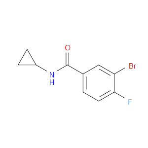 Benzamide, 3-bromo-N-cyclopropyl-4-fluoro-