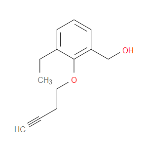 2-(3-Butyn-1-yloxy)-3-ethylbenzenemethanol