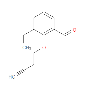 2-(3-Butyn-1-yloxy)-3-ethylbenzaldehyde