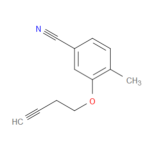 Benzonitrile, 3-(3-butyn-1-yloxy)-4-methyl-