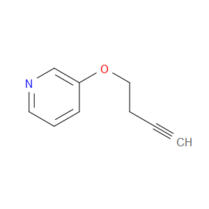 Pyridine, 3-(3-butyn-1-yloxy)-