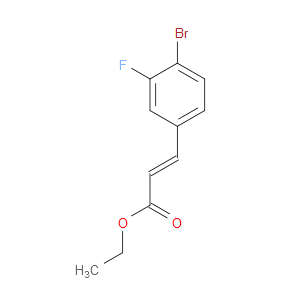 Ethyl (2E)-3-(4-bromo-3-fluorophenyl)-2-propenoate