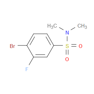 4-Bromo-3-fluoro-N,N-dimethylbenzenesulfonamide