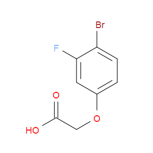 Acetic acid, 2-(4-bromo-3-fluorophenoxy)-