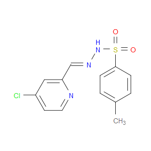 N'-((4-chloropyridin-2-yl)methylene)-4-methylbenzenesulfonohydrazide