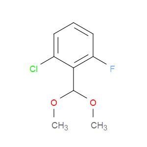 Benzene, 1-chloro-2-(dimethoxymethyl)-3-fluoro-