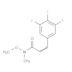 N-Methoxy-N-methyl-3-(3,4,5-trifluorophenyl)-2-propenamide