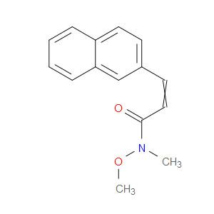 N-Methoxy-N-methyl-3-(2-naphthalenyl)-2-propenamide