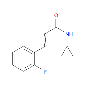 N-Cyclopropyl-3-(2-fluorophenyl)-2-propenamide