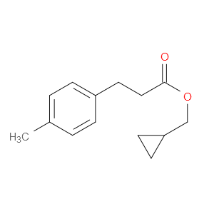 Cyclopropylmethyl 4-methylbenzenepropanoate