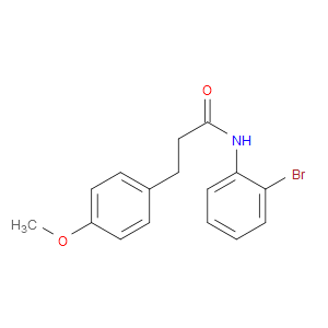 N-(2-Bromophenyl)-4-methoxybenzenepropanamide