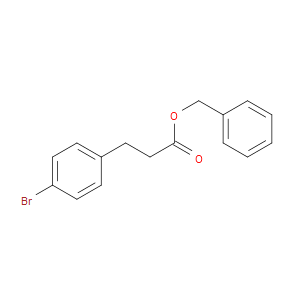 Phenylmethyl 4-bromobenzenepropanoate