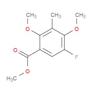 methyl 5-fluoro-2,4-dimethoxy-3-methylbenzoate