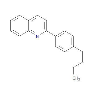 Quinoline, 2-(4-butylphenyl)-