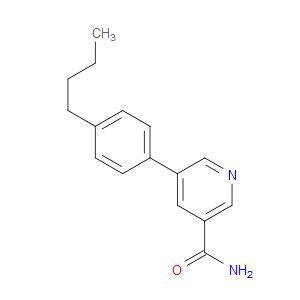 5-(4-Butylphenyl)-3-pyridinecarboxamide