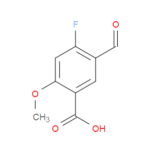 4-fluoro-5-formyl-2-methoxybenzoic acid