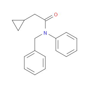 N-Phenyl-N-(phenylmethyl)cyclopropaneacetamide