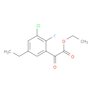 ethyl 2-(3-chloro-5-ethyl-2-fluorophenyl)-2-oxoacetate