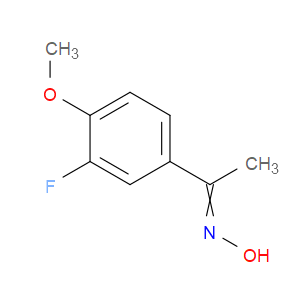 Ethanone, 1-(3-fluoro-4-methoxyphenyl)-, oxime