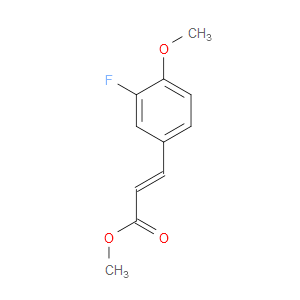 Methyl (2E)-3-(3-fluoro-4-methoxyphenyl)-2-propenoate