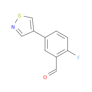 2-fluoro-5-(isothiazol-4-yl)benzaldehyde