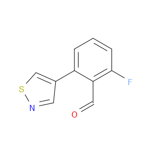 2-fluoro-6-(isothiazol-4-yl)benzaldehyde
