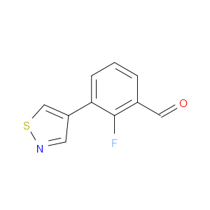 2-fluoro-3-(isothiazol-4-yl)benzaldehyde
