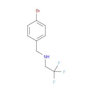 4-Bromo-N-(2,2,2-trifluoroethyl)benzenemethanamine