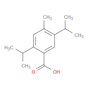 4-Methyl-2,5-bis(1-methylethyl)benzoic acid
