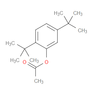 Phenol, 2,5-bis(1,1-dimethylethyl)-, 1-acetate