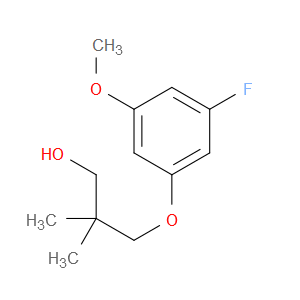 3-(3-Fluoro-5-methoxyphenoxy)-2,2-dimethyl-1-propanol