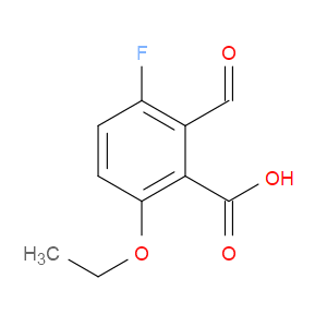 v6-ethoxy-3-fluoro-2-formylbenzoic acid