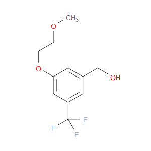 (3-(2-methoxyethoxy)-5-(trifluoromethyl)phenyl)methanol