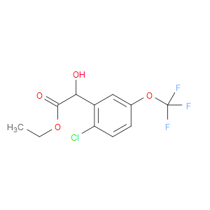 ethyl 2-(2-chloro-5-(trifluoromethoxy)phenyl)-2-hydroxyacetate