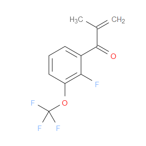 1-(2-fluoro-3-(trifluoromethoxy)phenyl)-2-methylprop-2-en-1-one