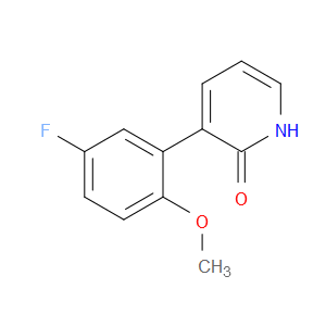 3-(5-Fluoro-2-methoxyphenyl)-2(1H)-pyridinone