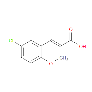 2-Propenoic acid, 3-(5-chloro-2-methoxyphenyl)-, (E)-