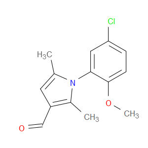 1-(5-Chloro-2-methoxyphenyl)-2,5-dimethyl-1H-pyrrole-3-carboxaldehyde