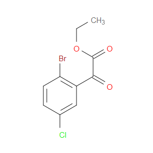 ethyl 2-(2-bromo-5-chlorophenyl)-2-oxoacetate