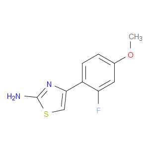 4-(2-Fluoro-4-methoxyphenyl)-2-thiazolamine