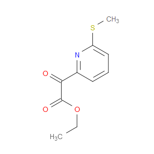 ethyl 2-(6-(methylthio)pyridin-2-yl)-2-oxoacetate