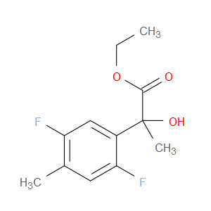 Ethyl 2,5-difluoro-α-hydroxy-α,4-dimethylbenzeneacetate