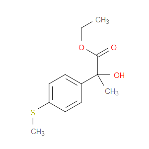Ethyl α-hydroxy-α-methyl-4-(methylthio)benzeneacetate