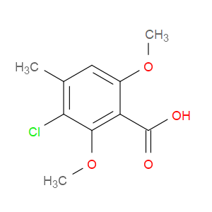 3-chloro-2,6-dimethoxy-4-methylbenzoic acid