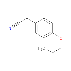 2-(4-propoxyphenyl)acetonitrile